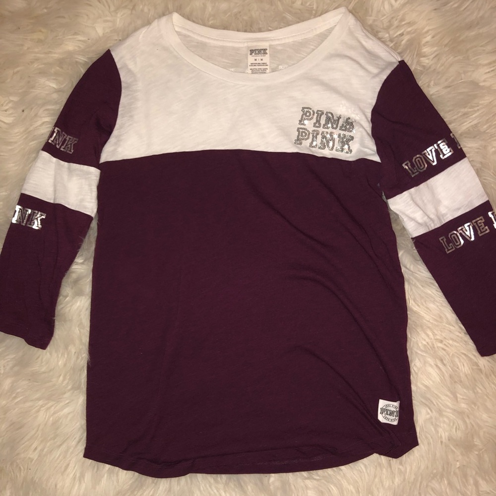 Quarter sleeve shirt from pink